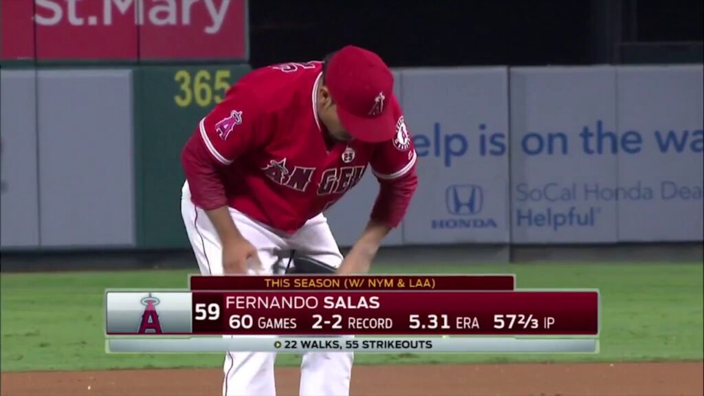 FERNANDO SALAS VS MARINERS 30 SEPTIEMBRE 2017