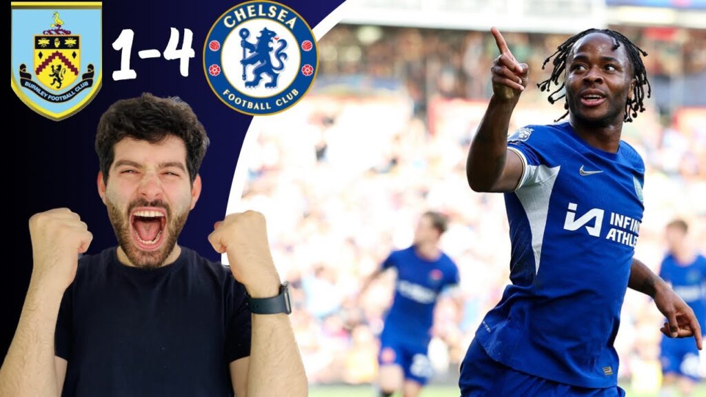 Raheem Sterling scores & STEALS the show ! | Palmer & Jackson Goals  | Burnley 1-4 Chelsea