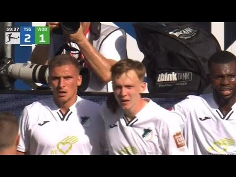 TSG Hoffenheim vs VFL Wolfsburg 3-1 Maximilian Beier, John Brooks & Robert Skov score in win