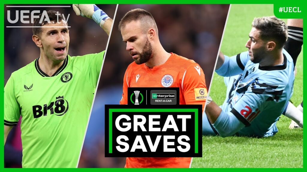 #UECL Great Saves Matchday 2 | Martínez, Marić, Saipi...
