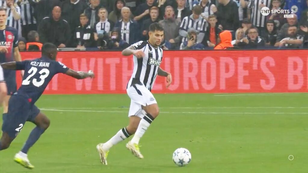 Bruno Guimarães vs PSG Home (04/10/2023)