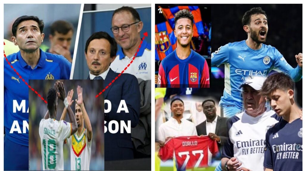 Ismaila Sarr et iliman Ndiaye : Marcelino n'est plus leur entraînement..Le Sancho et Arda guler..PSG