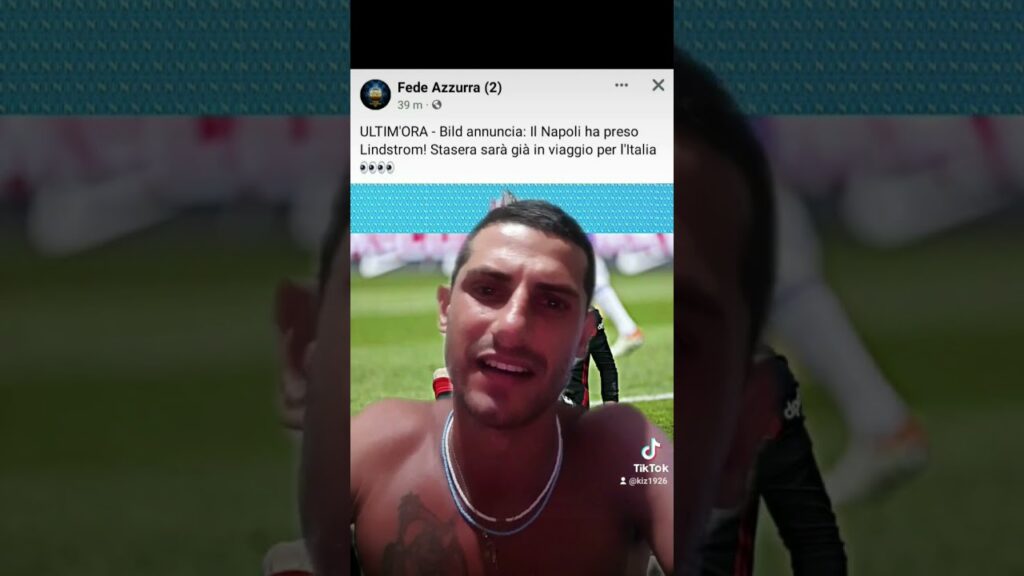 Ultim'ora Il Napoli Ha preso Lindstrom ⚽️💙