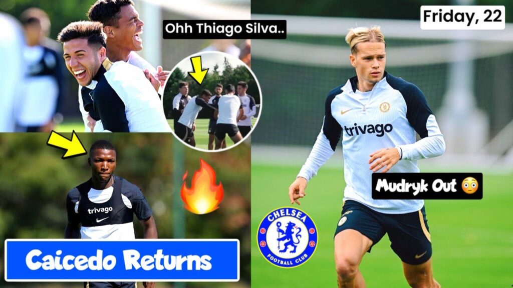 🔥Super Excitement🚨Chelsea Players celebrate Thiago Silva🥳Mykhailo Mudryk Leaves, Caicedo Returns