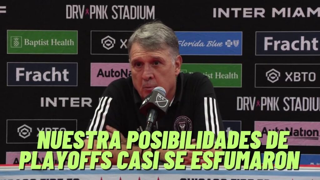 INTER MIAMI 1 CHICAGO FIRE 4 GERARDO TATA MARTINO Conferencia Post Partido