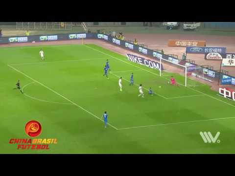 Gol Axel Witsel - Tianjin Quanjian x Guangzhou R&F - 16a rodada da Super Liga da China 2017