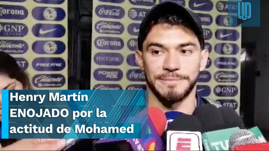 😡 Henry Martín ENOJADO por la actitud del Turco Mohamed  🦅 América 1-0 Pumas
