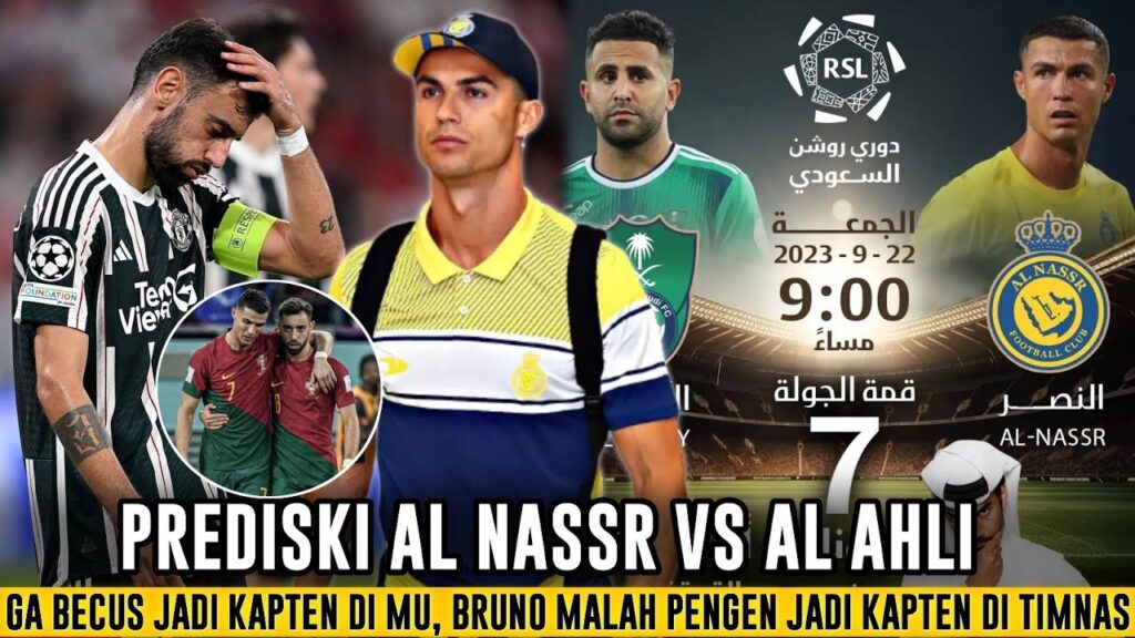 NGELAWAK❗Gagal Di Emyu, Bruno Malah Pengen Jadi Kapten Di Portugal 😂 Prediksi Al Nassr vs Al Ahli NGELAWAK❗Gagal Di Emyu, Bruno Malah Pengen Jadi Kapten Di Portugal 😂 Prediksi Al Nassr vs Al Ahli