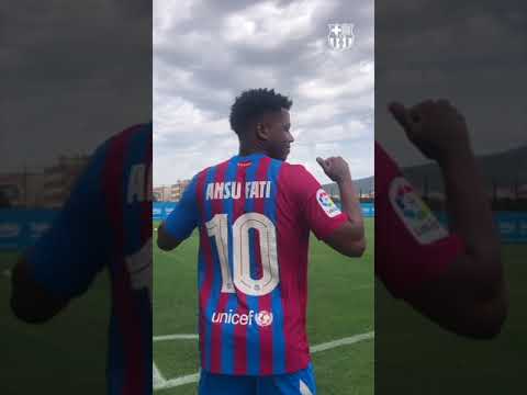 Ansu Fati to wear the number 10 shirt