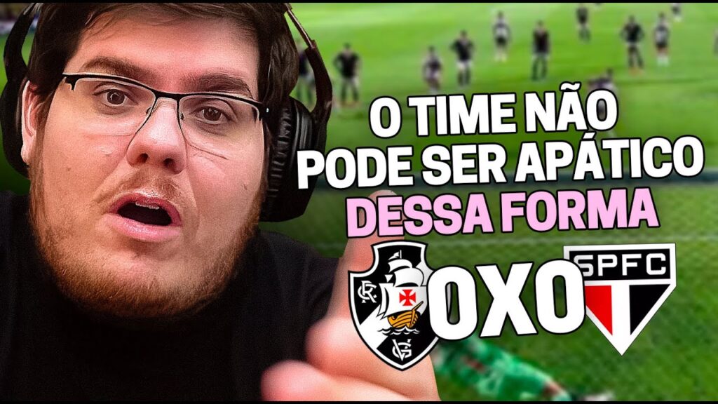 CASIMIRO REAGE: VASCO 0 X 0 SÃO PAULO PELO BRASILEIRÃO 2023 | Cortes do Casimito