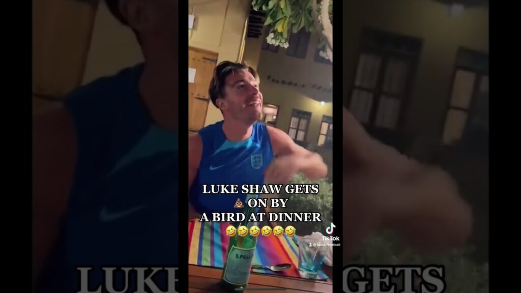 Luke Shaw gets POOED ON infront of Jack Grealish & Bukayo Saka 🤣🤣 #football #worldcup