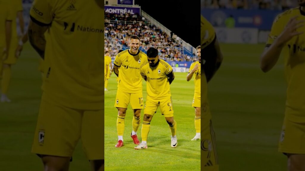 Columbus players Celebrates victory 🎉#columbus #majorleaguesoccer #football