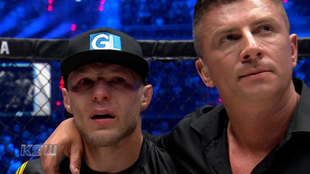 Roman Szymański i hołd dla Mariusza Linke - KSW 71 | Wywiad w klatce