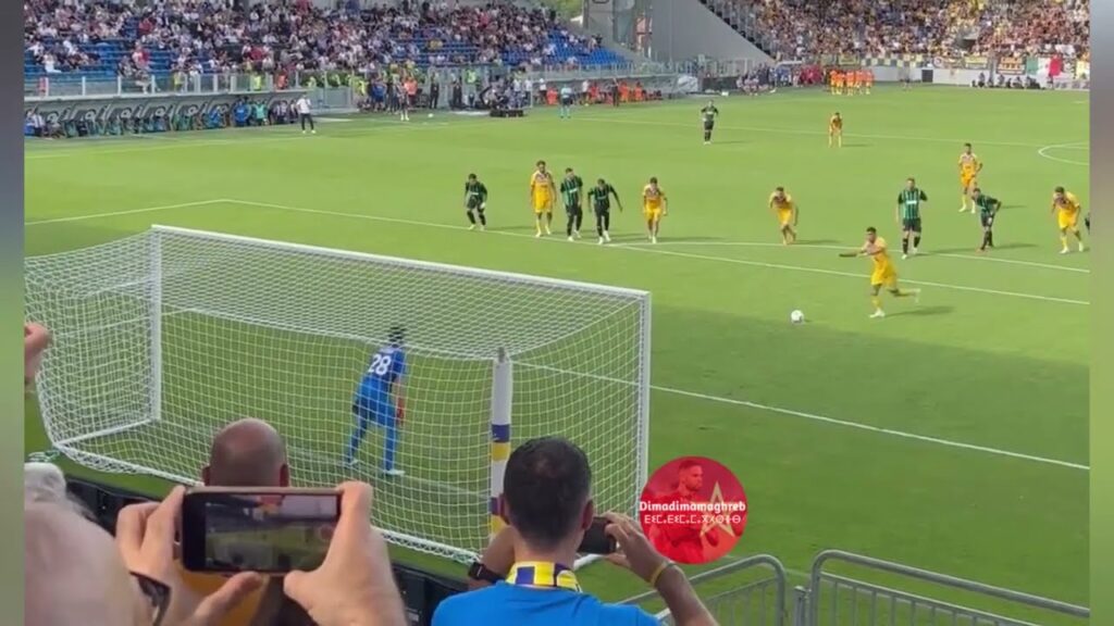 But walid cheddira vs sassuolo vs frosinone calcio  4-2 هدف وليد شديرة اليوم ضد ساسولو