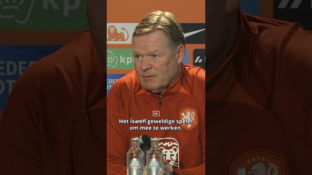 Wout Weghorst gaat spelen, toch Ronald? 🧡 #weghorst #koeman #oranje