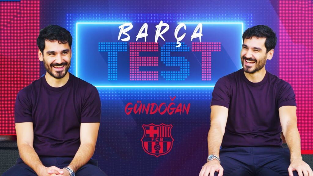İlkay Gündoğan undergoes the BARÇA TEST 🔵🔴📝
