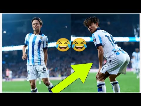 😂Takefusa Kubo's Hilarious Twerk Celebration at Real Sociedad