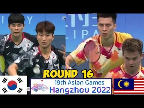 Asian Games 19th Hangzhou 2023 ~MD~Kim Won Ho/Na Sung Seung (KOR) VS Ong Yew Sin/Teo ee Yie (MAS)