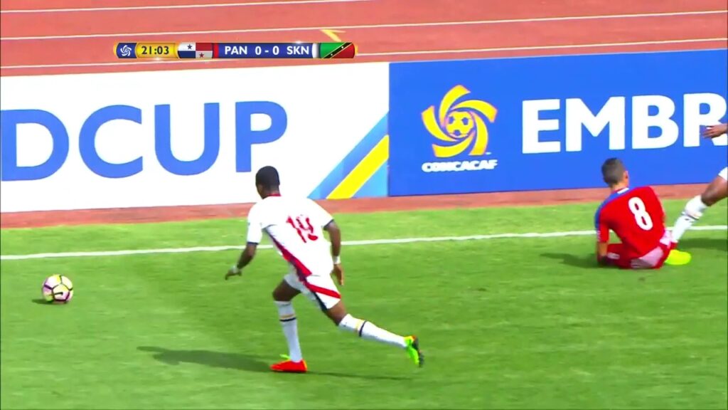 Yellow Card ST. KITTS &NEVIS, Salas CANNONIER No. 6| @fepafut #CU20CRC