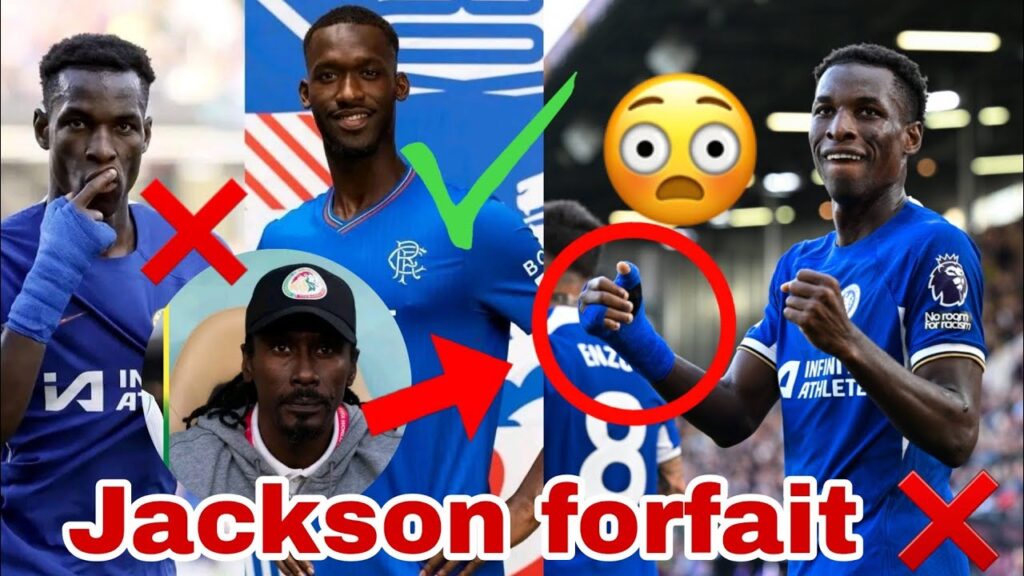 Nicolas Jackson va opérer et forfait contre Cameroun🇸🇳🇨🇲..aliou cisse à appeler abdalah sima...