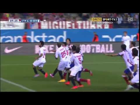 Primer gol de Raul Jimenez con el Atletico de Madrid