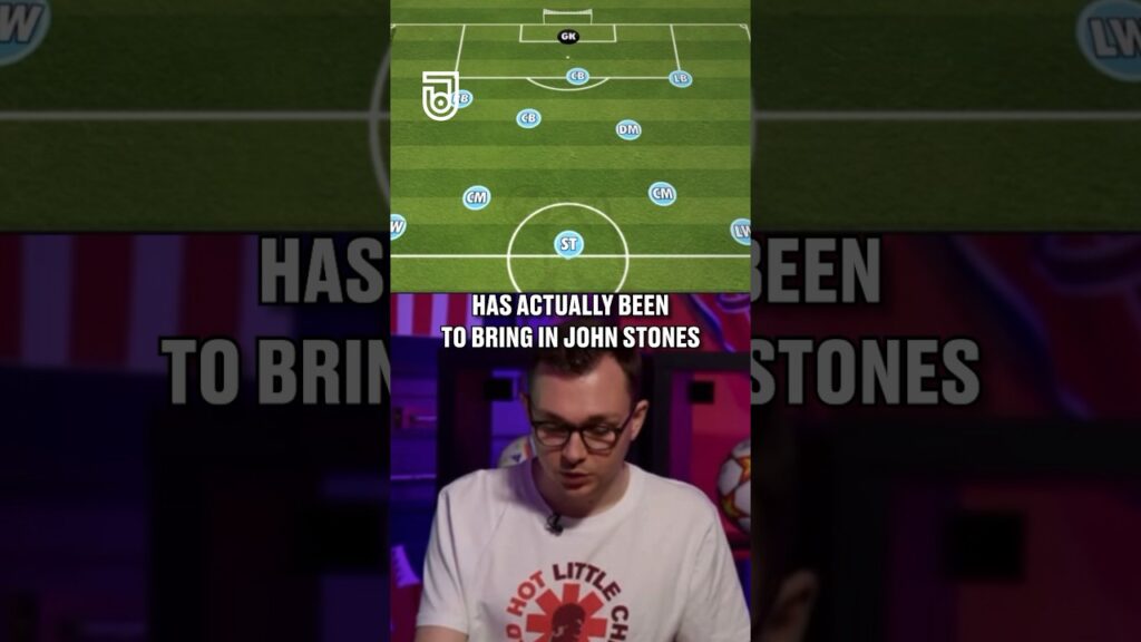 Guardiola’s 3-2-5 & Use Of John Stones