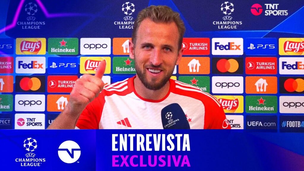 HARRY KANE CRAVA O BAYERN COMO UM DOS FAVORITOS DA CHAMPIONS E MANDA UM "OI, BRASIL" - ENTREVISTA