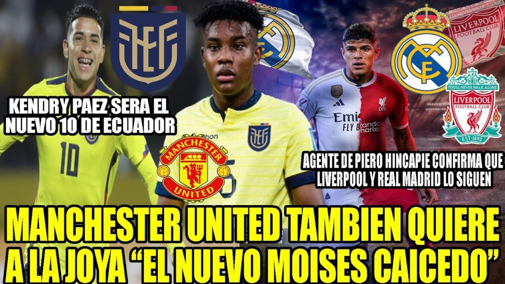CONFIRMAN QUE LIVERPOOL Y REAL MADRID QUIEREN A PIERO HINCAPIE! MANCHESTER UNITED QUIERE A ZAMBRANO