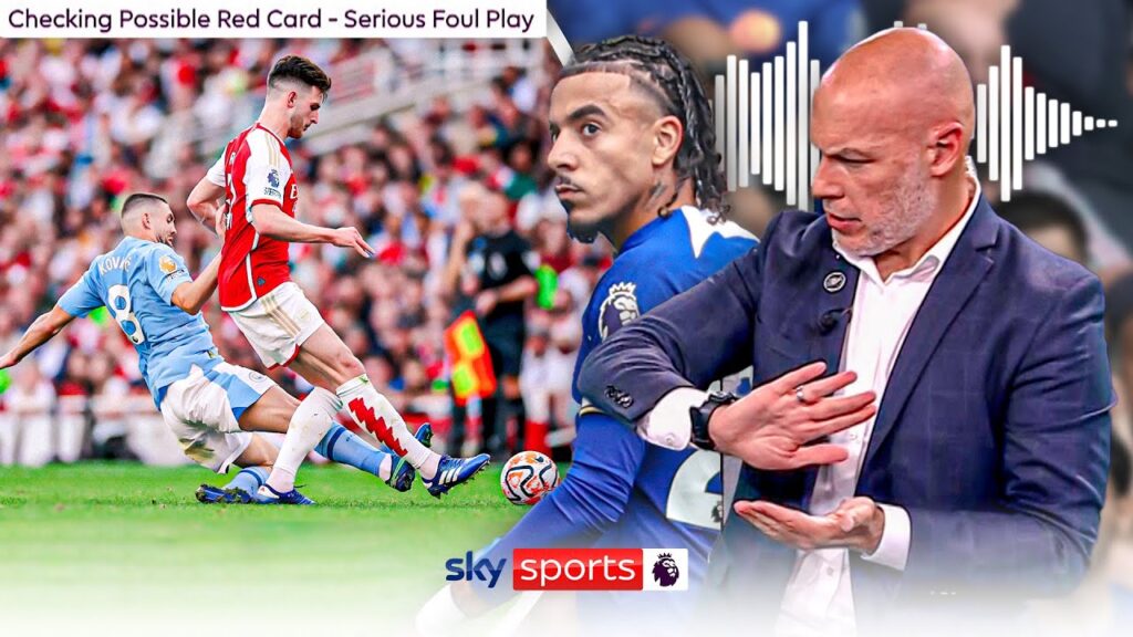 Why Chelsea's Gusto was sent off but City's Kovacic wasn't... | Match Officials Mic'd Up