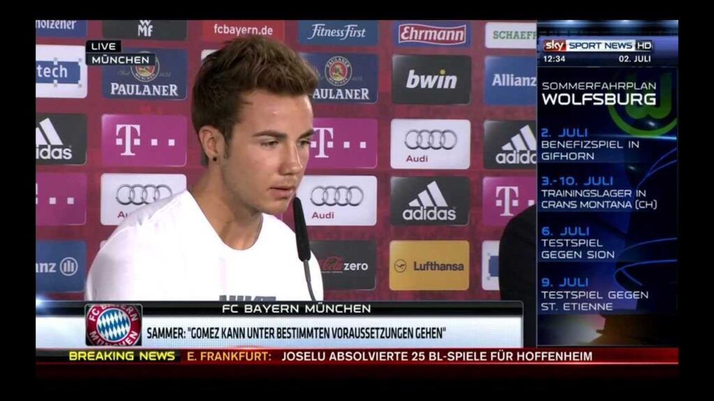 Mario Götze Pressekonferenz volle Länge - Willkommen beim FC Bayern München 02.07.2013