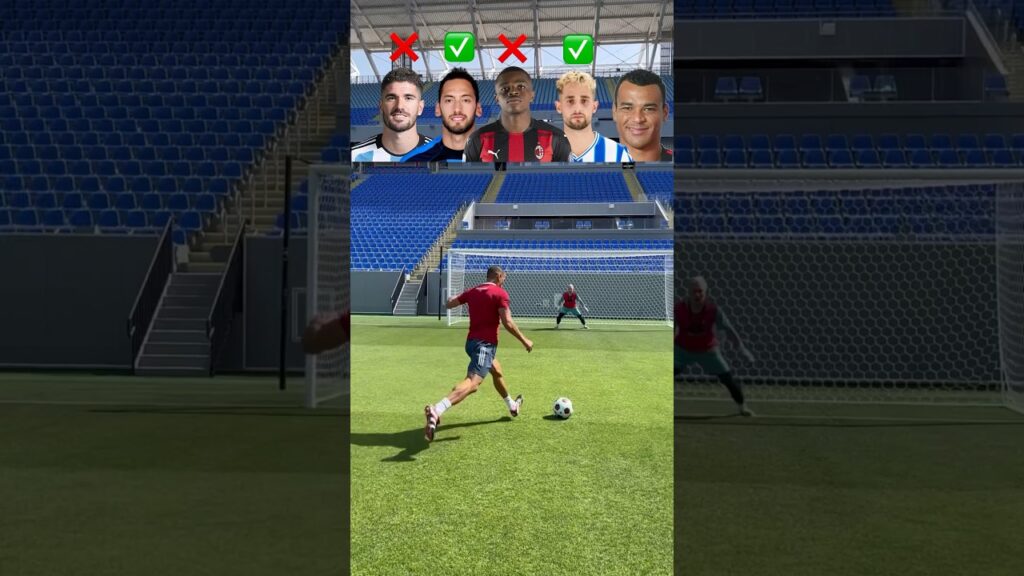 Mike Vs Rodrigo de Paul Vs Hakan Çalhanoğlu Vs Pierre Kalulu Vs Adnan Januzaj Vs Cafu #Shorts