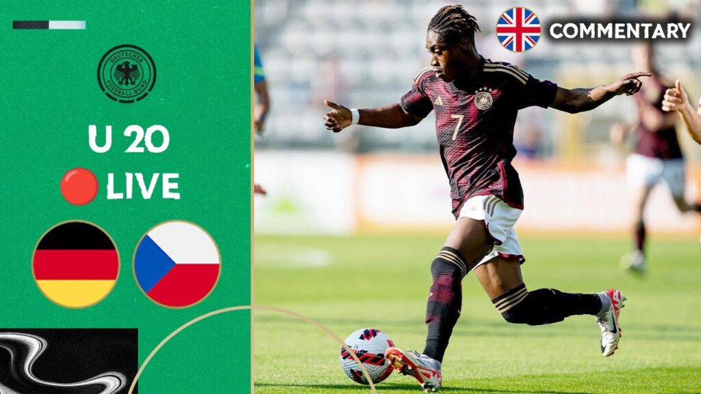 LIVE 🔴 Germany vs. Czech Republic | Under-20 Friendly | 🇬🇧 Commentary