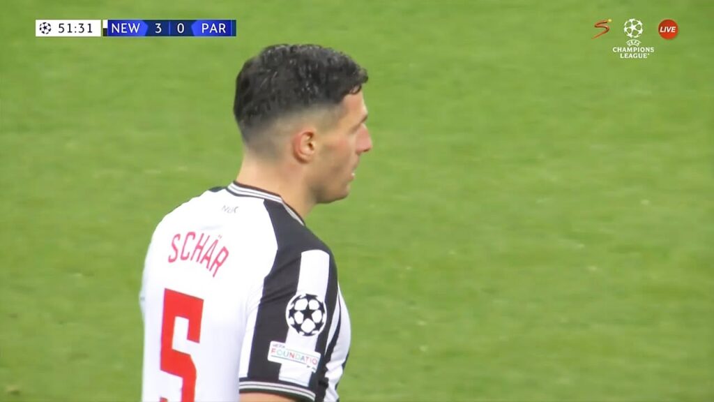 Fabian Schär vs PSG Home (04/10/2023)