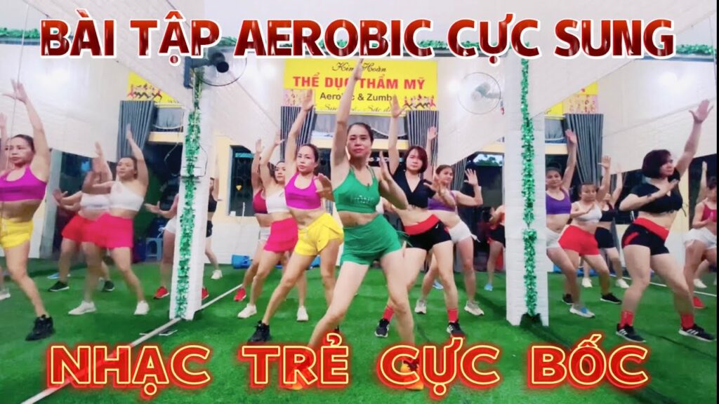 BÀI TẬP AEROBIC TOÀN THÂN CỰC SUNG | ĐỐT MỠ BỤNG HIỆU QUẢ.