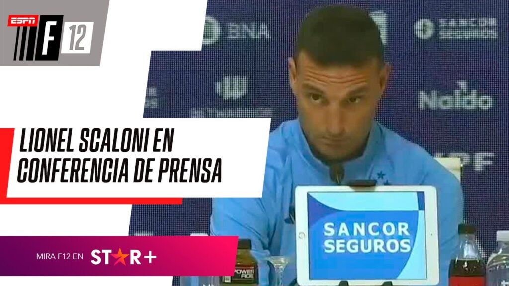 "NOS PERJUDICA QUE MESSI ESTÉ SIN JUGAR": Lionel Scaloni y una CONFERENCIA DE PRENSA IMPERDIBLE