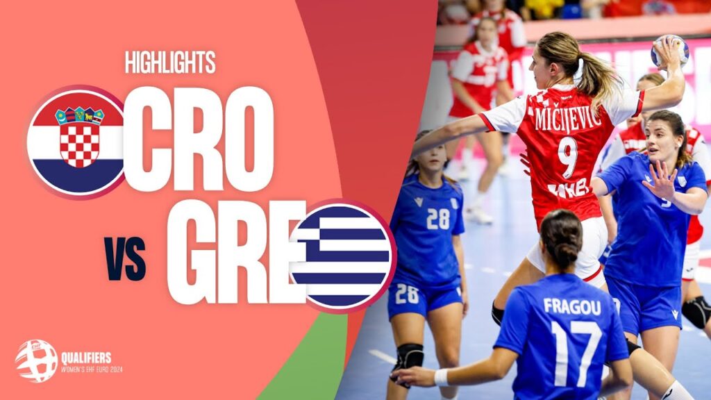 Croatia vs Greece | HIGHLIGHTS | Round 1 | Women's EHF EURO 2024 Qualifiers