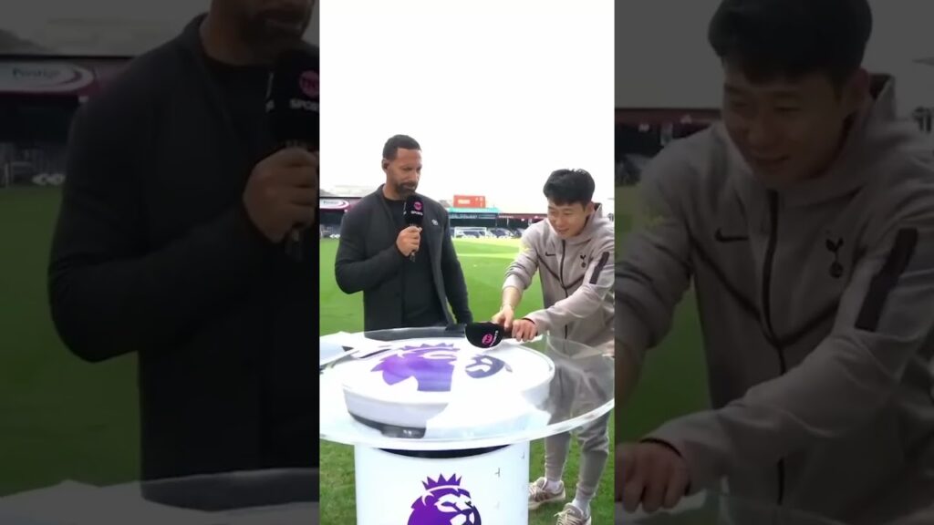 The way Son Heung-min puts this mic down ❤ #Shorts