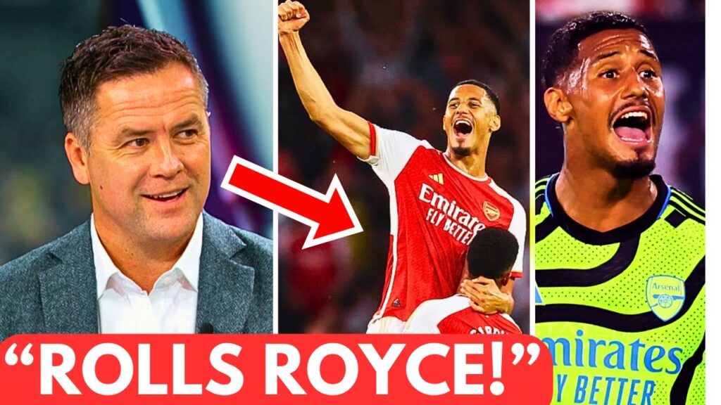 Michael Owen EXPLAINES why SALIBA is So GOOD for Arsenal Michael Owen EXPLAINES why SALIBA is So GOOD for Arsenal