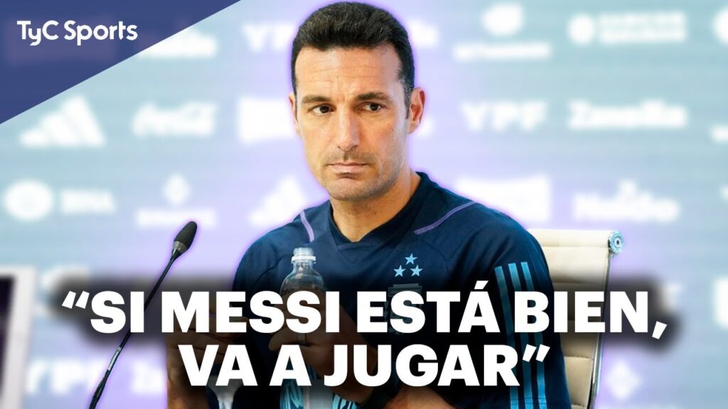 LIONEL SCALONI EN CONFERENCIA DE PRENSA ⚽ CÓMO ESTÁ MESSI, LAUTARO Y JULIÁN, DUDAS, LESIONES Y MÁS 🔥