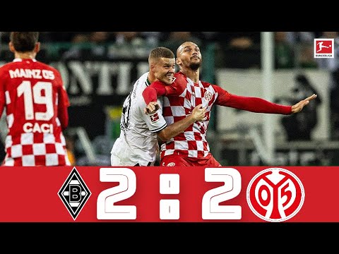 Borussia M'gladbach vs. 1. FSV Mainz 05 | Höhepunkte | Bundesliga 2023/24