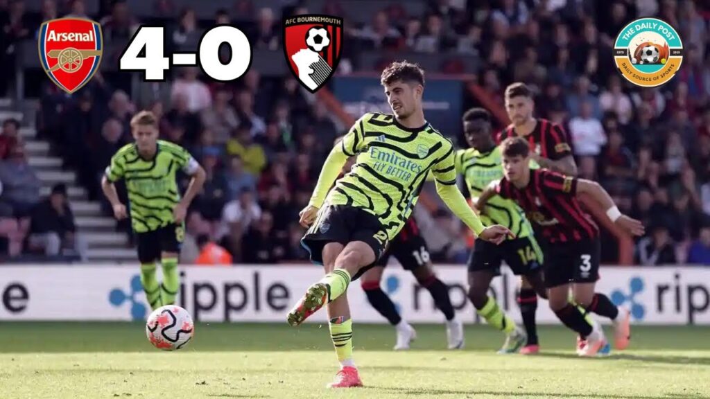 Kai Havertz Insane Goal 🔥 | Arsenal vs Bournemouth All Goals 2023