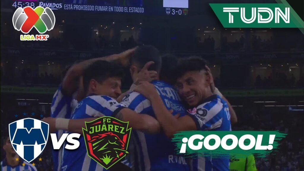 ¡DOBLETE DE FUNES MORI! Rayados ya golea | Monterrey 3-0 Juárez | AP2023-J12 | Liga Mx | TUDN