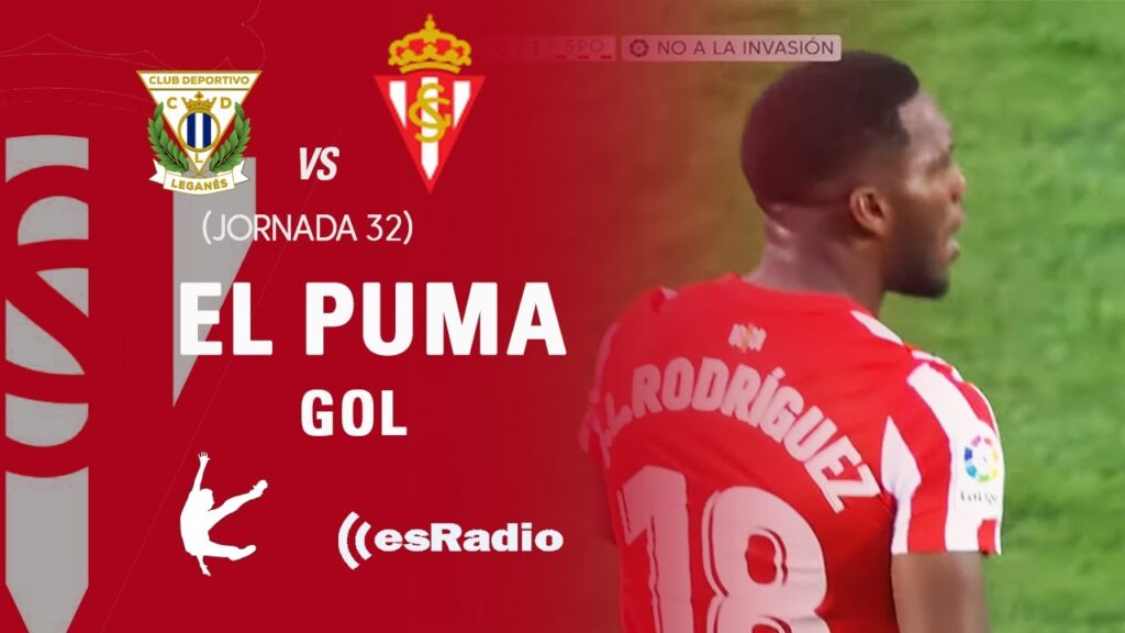 JOSÉ LUIS RODRÍGUEZ [0-1] - Jª32 LEGANÉS vs REAL SPORTING (ESRADIO ASTURIAS)