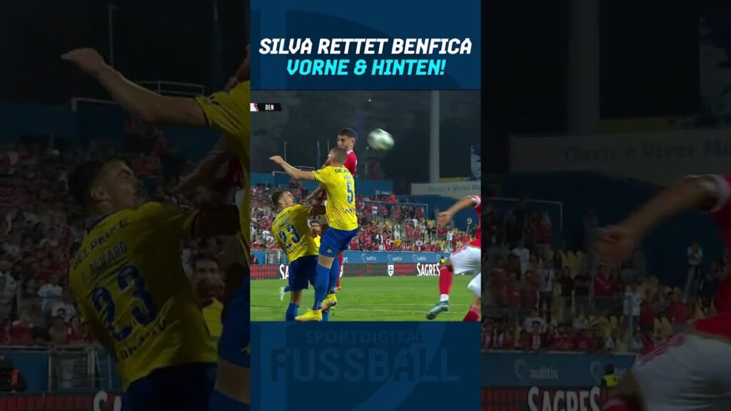 Antonio Silva rettet Benfica vorne & hinten! #antoniosilva #silva #benfica #shorts #fussball