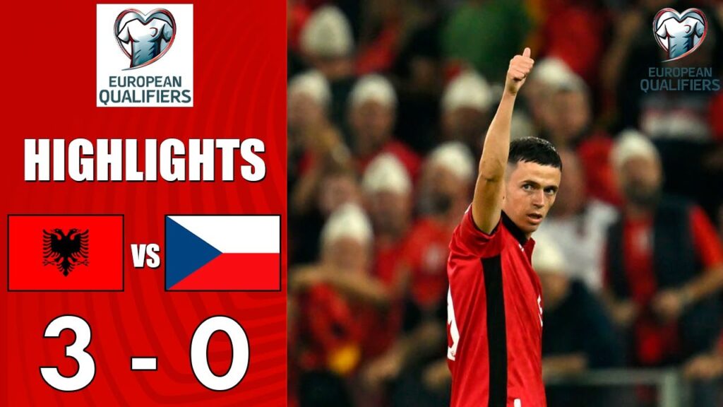 Albania vs Czech Republic 3-0 Highlights Goals - Euro 2024 Qualifiers