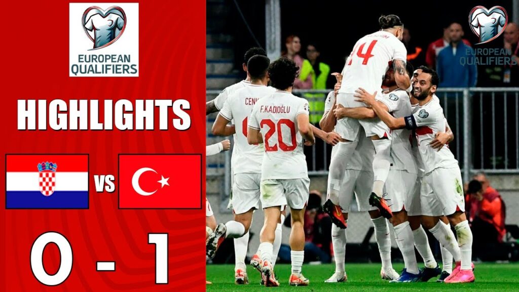 Croatia vs Turkey 0-1 Highlights Goals | Euro 2024 Qualifiers