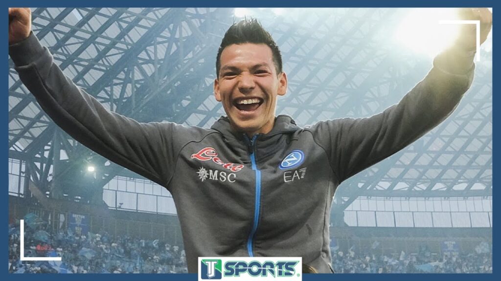 Los FESTEJOS de Hirving "Chucky" Lozano y Napoli en el Estadio Diego Maradona tras GANAR el SCUDETTO