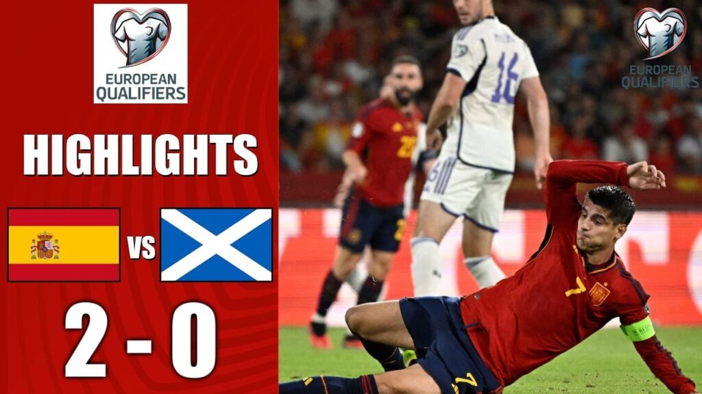 Resumen y Goles España vs Escocia 2-0 | Eliminatorias Euro 2024