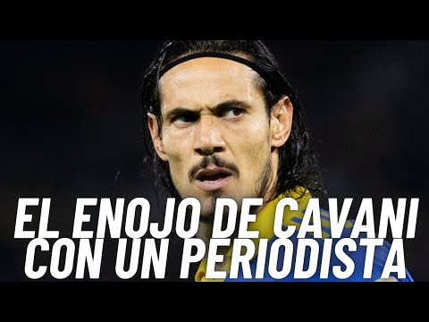 ¡SE CALENTÓ! A CAVANI NO LE GUSTÓ QUE LE DIGAN QUE ERRÓ 3 GOLES
