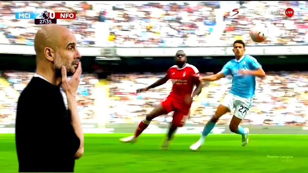 Pep Admired Matheus Nunes Performance vs Nottingham Forest ! Pep Admired Matheus Nunes Performance vs Nottingham Forest !